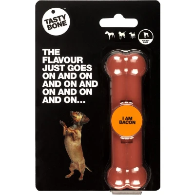 Afbeelding van TastyBone Toy Bacon Hond Kauwspeelgoed Vegan Kluif Nylabone