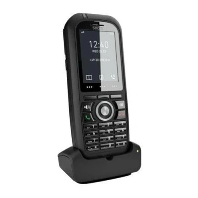 Afbeelding van Snom M80 IP Office DECT Robuuste handset EU / VS, VoIP, SIP, Bluetooth, IP65, HD, alarm sleutel, trillingen, perfect voor gebruik buitenshuis, Zwart, 00004424