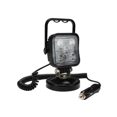 Afbeelding van LED SPOT 5 x 3 watt front light Neutraal Wit OFF ROAD Square Magnetisch