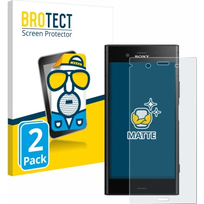 Afbeelding van BROTECT (2 Stuks) Antireflecterende Beschermfolie voor Sony Xperia XZ1 Anti Glare Screen Protector, Mat, Ontspiegelend