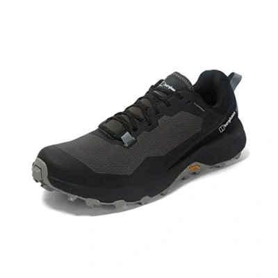 Afbeelding van Berghaus Revolute Active Schoen Wandelschoen voor heren, Zwart Donker Grijs, 42.5 EU