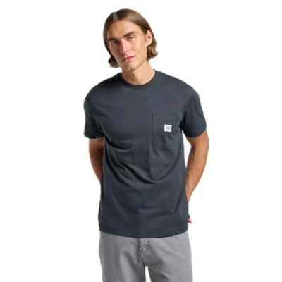 Afbeelding van Lee Pocket Tshirt basic, Heren, Maat: XXL, Washed black
