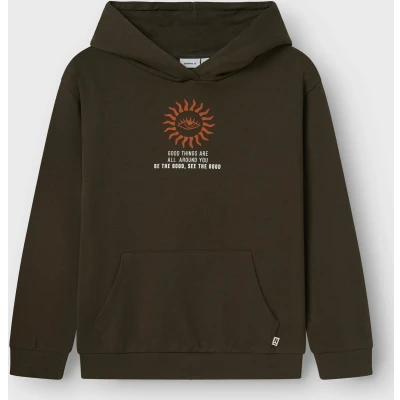 Afbeelding van NAME IT NKMLANTON LS NREG SWEAT WH UNB Jongens Sweaters