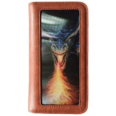 Afbeelding van ANNE STOKES Fire Breather Dragon Age Dragons 3D Lenticular Phone Wallet Cover Case