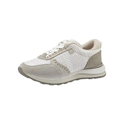 Afbeelding van Tamaris Fashletics Sneakers laag, Dames, Maat: 39, Offwhite comb Imitatieleer/ textiel