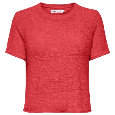 Afbeelding van ONLY ONLSUNNY S/S PULLOVER KNT NOOS Dames Top Cayenne