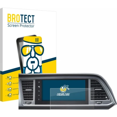 Afbeelding van BROTECT Screenprotector voor Seat Cupra Ateca Facelift 2021 MiB 3 Folie Beschermfolie Beschermglas transparant