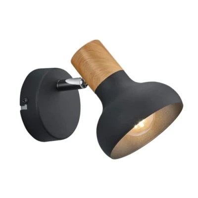 Afbeelding van Trio Wandlamp Latika zwart R81521032