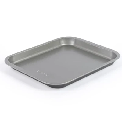 Afbeelding van Salter Essentials 31 cm Baking Tray Non Stick Coating, Rectangular Oven Sheet, Dishwasher Safe, Easy to Clean, Made in the UK, Durable Chip/Cookie Tray, Lightweight, PFOA Free