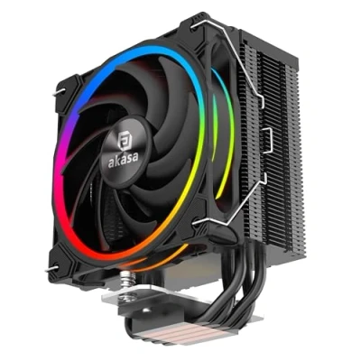Afbeelding van Akasa Soho H4 Plus Processor Luchtkoeler 12 cm Zwart 1 stuk(s)