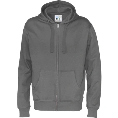 Afbeelding van Cottover HOODIE FULL ZIP MAN GOTS GECERTIFICEERD 141010 Antraciet