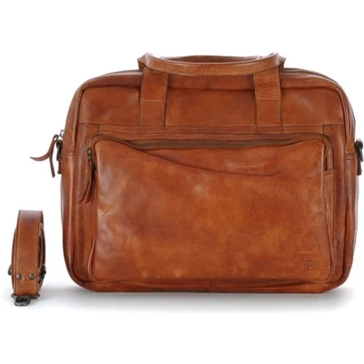 Afbeelding van Bear Design Cow Lavato Hugo Schoudertas Cognac