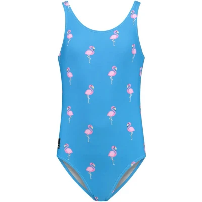 Afbeelding van Son of a Beach Flamingo Licht Blauw Meisjes Badpak maat 86 92