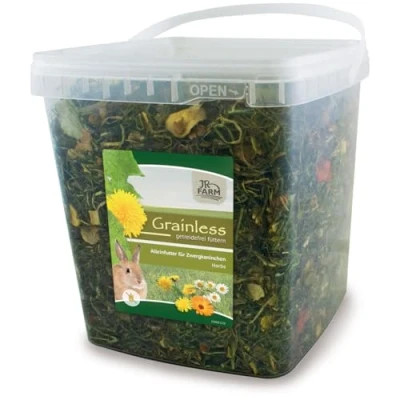 Afbeelding van JR FARM Grainless Herbs Dwergkonijn 5l emmer = 1 kg