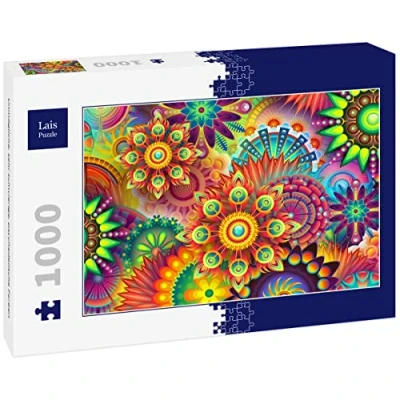 Afbeelding van Lais Puzzel onmogelijk, zeer moeilijk, psychedelische kleuren 1000 stuks