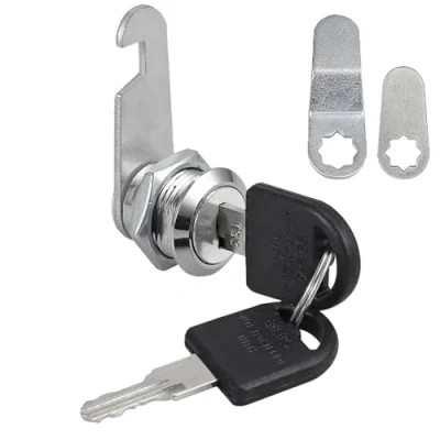Afbeelding van Anhoer 16 mm beveiligingsbrievenbusslot met verschillende sleutels, ladekast, brievenbusslot, Cam Lock kastlade, voor archiefkast