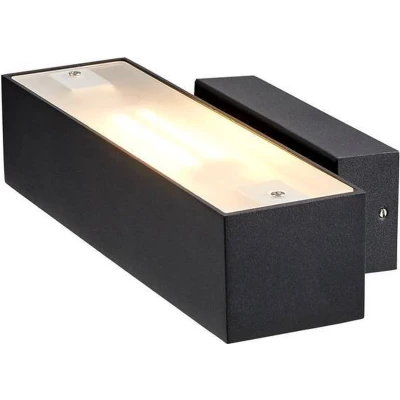 Afbeelding van Slv andreas qt de12 indoor wandopbouwarmatuur zwart 1002927