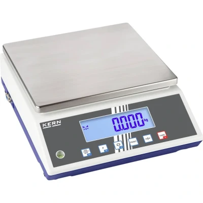 Afbeelding van Kern FCB 12K1 Tafelweegschaal Weegbereik (max.) 12 kg Resolutie 1 g werkt op het lichtnet, batterijen, een accu Zilver