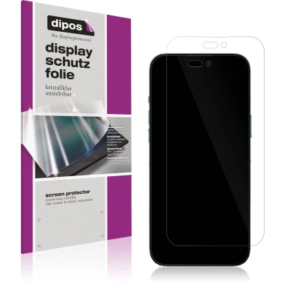 Afbeelding van dipos I 2x Beschermfolie helder geschikt voor Apple iPhone 14 Pro Folie screen protector