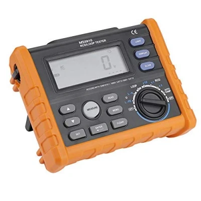 Afbeelding van Akozon Circuit Breaker RCD Loop Tester PEAKMETER PM5910 Lekkage Switch Digital weerstand meter multimeter strik test Trip Out stroom, activeringstijd, contactspanning, wisselspanning