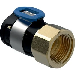 Afbeelding van Geberit FlowFit perskoppeling recht 20 x 3/8 pers binnendraad