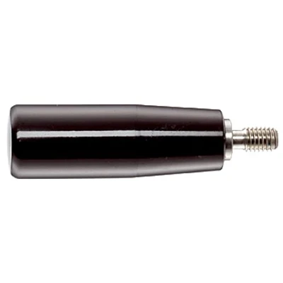 Afbeelding van HALDER 24530.0240 cilindergrepen, zwart, d1=23 mm / d2=M8 roestvrij staal
