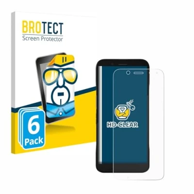 Afbeelding van BROTECT Screenprotector voor Datalogic Memor 12 Folie Beschermfolie transparant (6 Stuks)