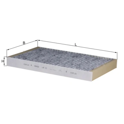 Afbeelding van Filter, binnenlucht MAHLE ORIGINAL LAK 93