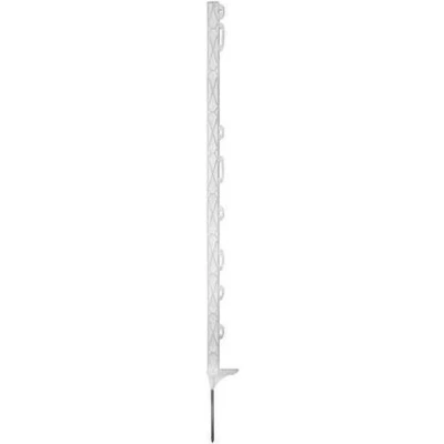Afbeelding van Ako Weidepaal Titan met Enkele Opstap Wit 110cm 5 Stuks