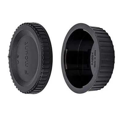Afbeelding van JJC Body Cap + Achterste Lens Set voor Nikon F Mount DSLR Camera&#039;s &amp; System Upgrade Luxe Versie (1 Set)