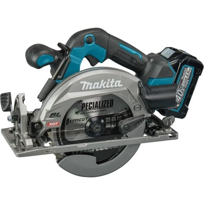 Afbeelding van Makita HS012GD201 Accu cirkelzaag Zaagdiepte 90 (max.) 57 mm Incl. 2 accus, lader, koffer 1300 W 40 V 2.5 Ah