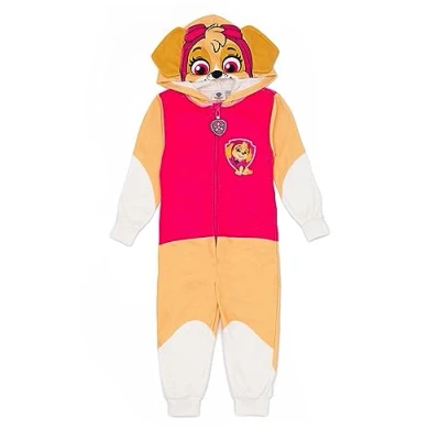 Afbeelding van Paw Patrol Meisjes Skye Character Kostuum Onesie Ga op avontuur vol actie Perfect voor spelen, ontdekken en gezellige nachten Gemaakt ultiem comfort plezier