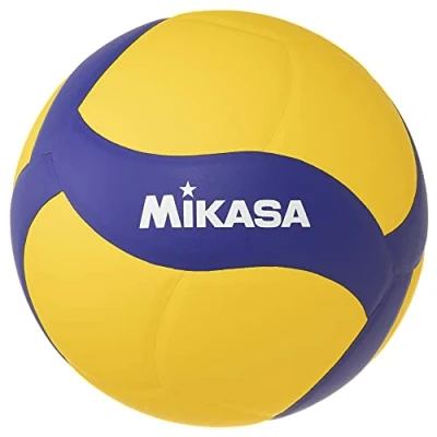 Afbeelding van Mikasa Volleyball V330W Unisex Synthetisch Game Ball Geel/Blauw Maat 5