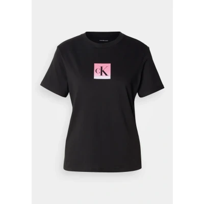 Afbeelding van Calvin Klein Jeans Classic FIT TEE Tshirt print, Dames, Maat: XXL, Black