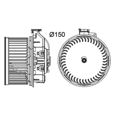 Afbeelding van Mahle Original Kachelventilator AB 259 000P