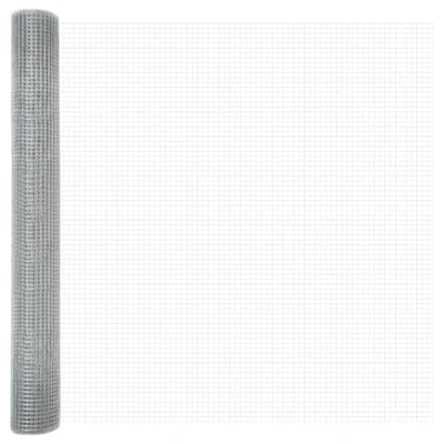 Afbeelding van vidaXL Gelaste Draad Fence 1.4x25 m Gegalvaniseerd Staal