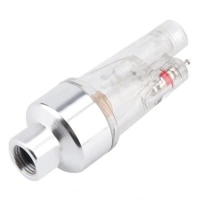 Afbeelding van Metalen Mini Air Airbrush Filter Olieafscheider Waterafscheider Spuitpistool Luchtfilterslang In Line Kleuraansluitingen Luchtfilter Vocht Olie Water Separator
