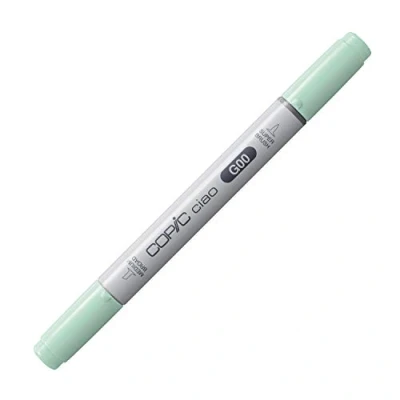 Afbeelding van COPIC Ciao Marker Type G 00, Jade Green, veelzijdige layout marker, op alcoholbasis, met een medium breedte en brush tip