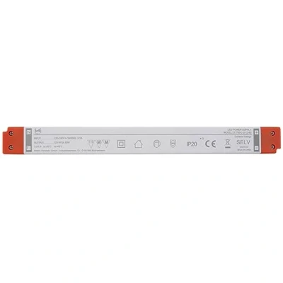 Afbeelding van SeKi 12 V DC 60 W 5,0 A constante spanning LED driver plat bouwvorm/slim; voeding, transformator, schakelvoeding; geen minimale belasting, ruis/LED flikkering, MM goedkeuring