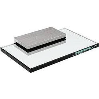 Afbeelding van Weerbeschermingsdak 76 mm roestvrij staal/glas voor deurintercomsystemen &amp; belknop model RC 1