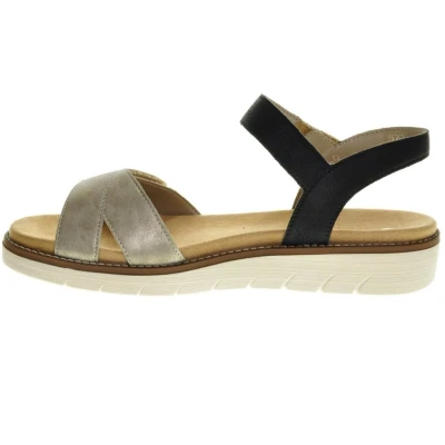 Afbeelding van Zwarte Sandalen Comfort Remonte maat 36