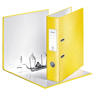 Afbeelding van Ordner Leitz Wow 1005 180 85mm karton A4 geel