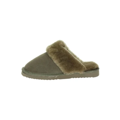 Afbeelding van Warmbat Australia Flurry Pantoffels, Dames, Maat: 42, Bruin Veloursleer