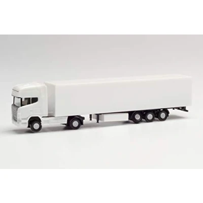 Afbeelding van Herpa Minikit Scania R TL oplegger doos, wit
