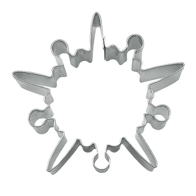 Afbeelding van Uitsteker RVS sneeuwvlok / ijskristal 7cm St�dter