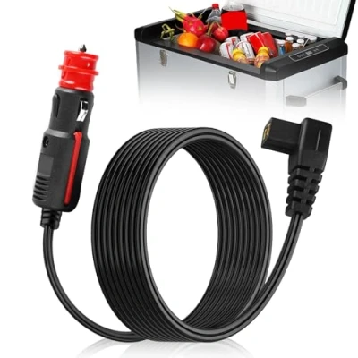 Afbeelding van Verlengkabel voor de auto, 12 V 24 V, 4 m, koelbox Dometic, Alpicool, Waeco CF, ARB, Setpower, ICECO, koelkast, compressor, voeding, kabel, sigarettenaansteker, stekker, vervangingskabel DC