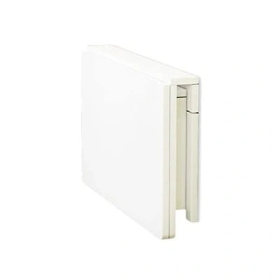 Afbeelding van Wandklaptafel van massief hout, klaptafel, wandtafel, ruimtebesparend zwevend bureau, keukentafel, kindermeubilair, laptoptafel, eettafel, wit, 100 x 50 33 cm