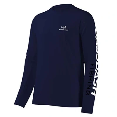Afbeelding van Bassdash Vissers T shirts voor heren, UV bescherming UPF 50+, shirt met lange mouwen, 3XL