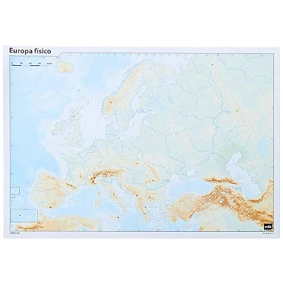 Afbeelding van Grupo Erik Editores 10 Pack Wereldkaarten, 32,4 x 22,5 cm