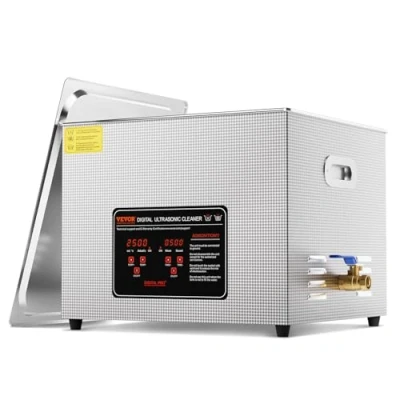 Afbeelding van VEVOR 15L ultrasone reiniger met verwarmingstimer en mand digitale geluidsmachine